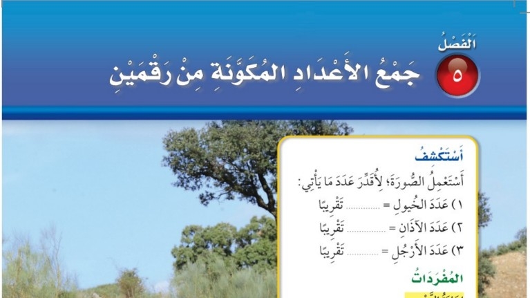 الفصل الخامس جمع الاعداد المكونة